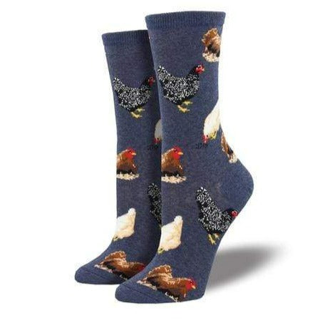 Hen House Women's Crew Sock Blue