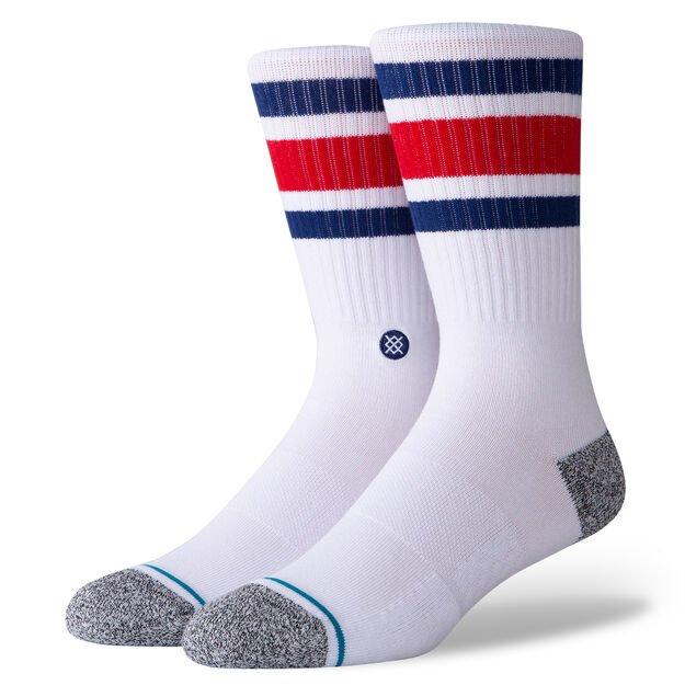 Boyd St Men's Crew Sock White