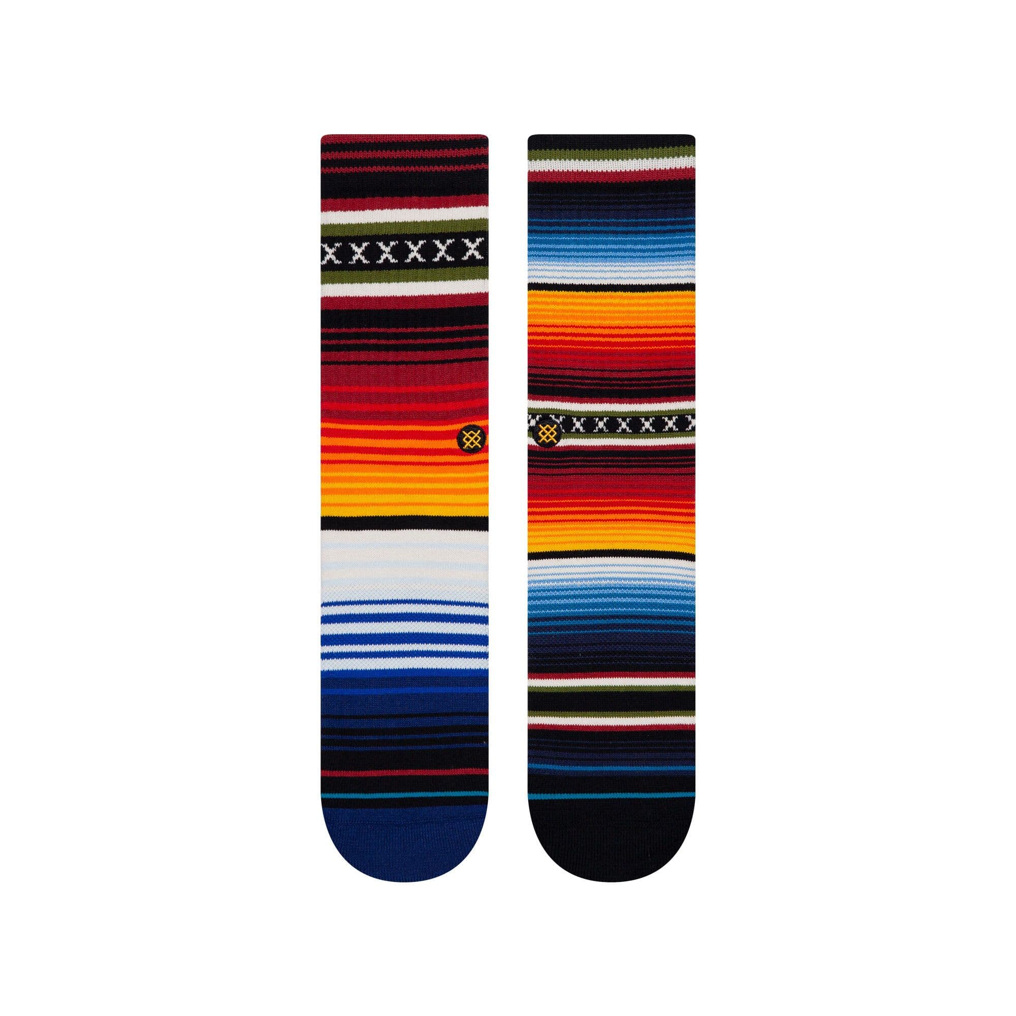 Curren St Men's Crew Sock Stripes