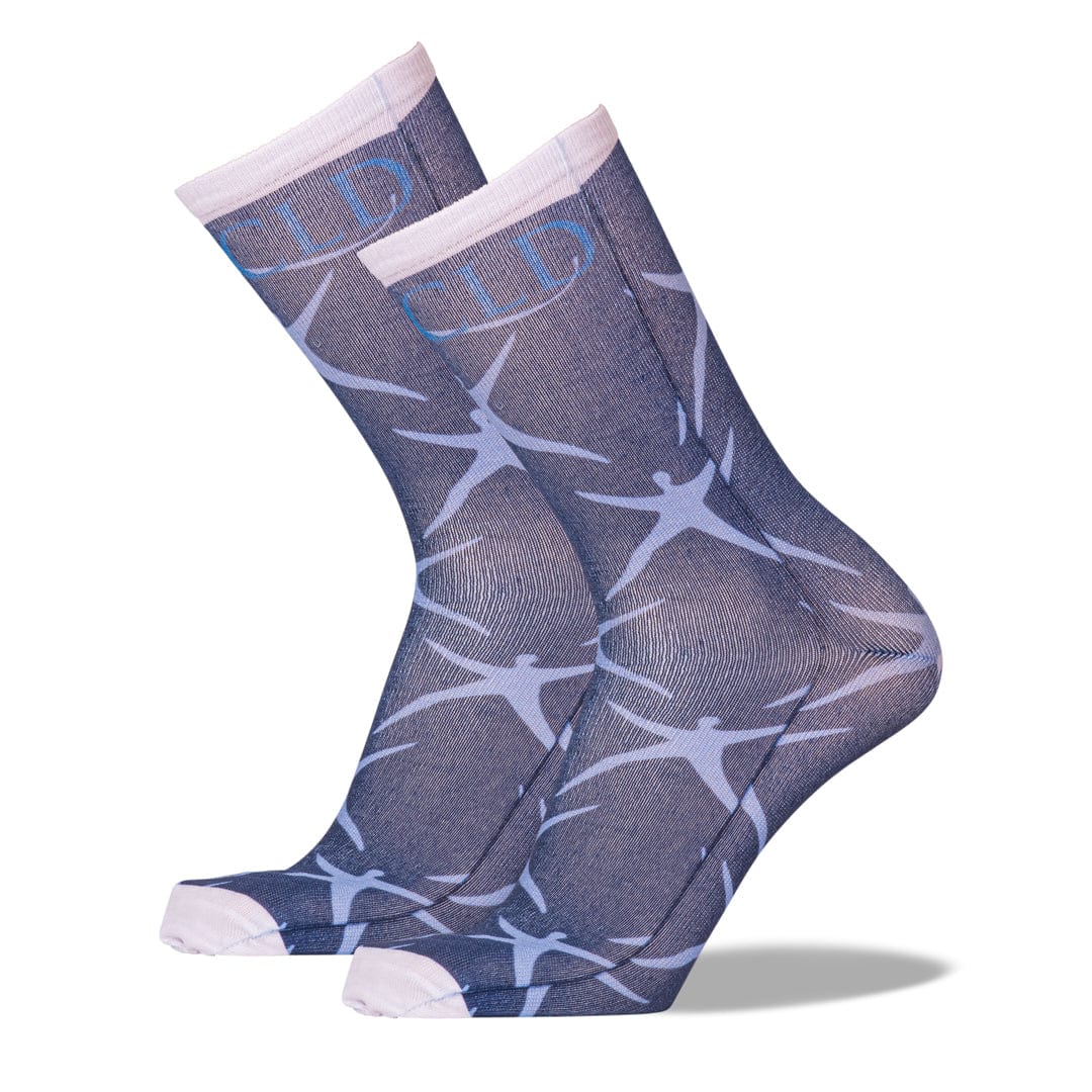 ACLD Socks Unisex Crew Sock Blue