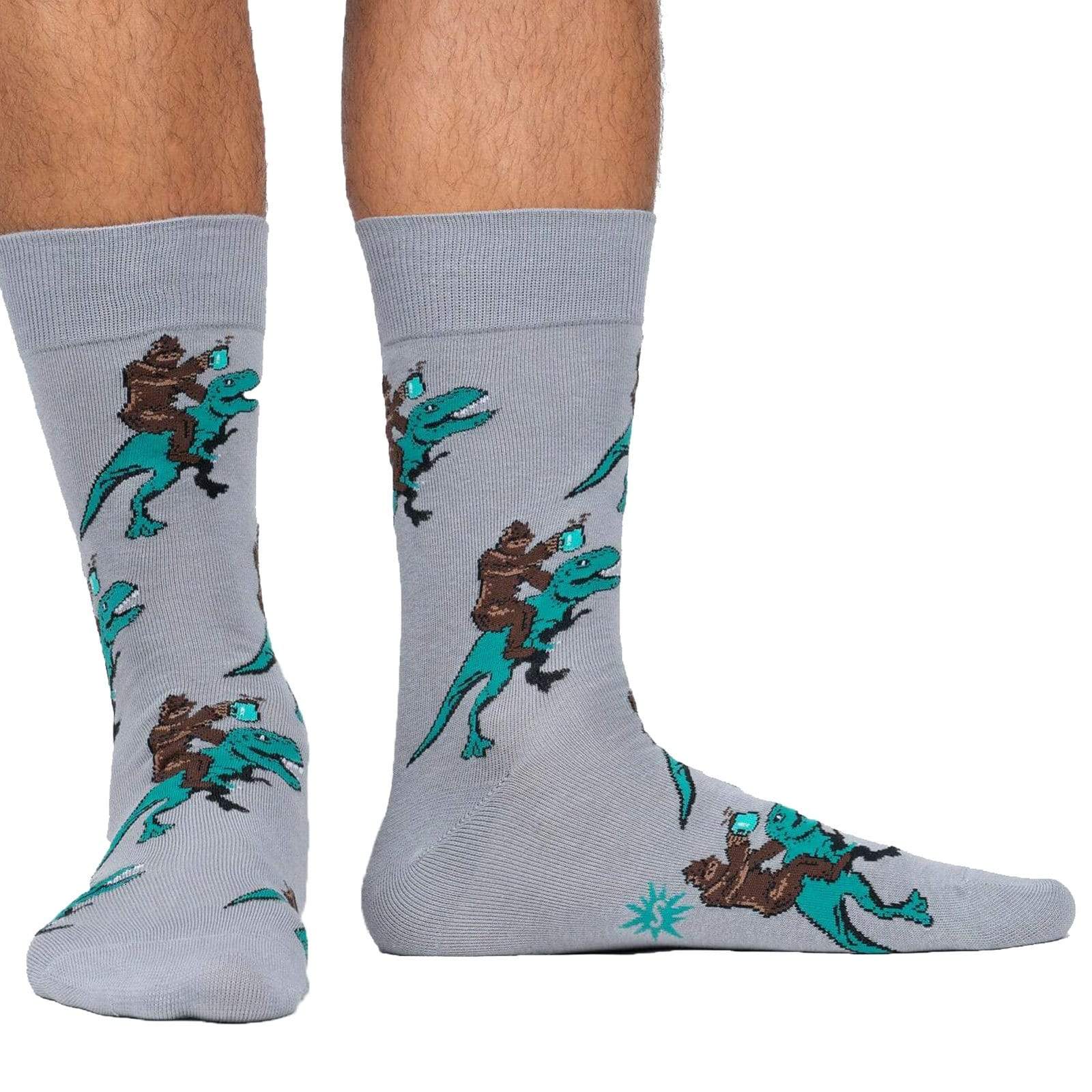A Cup Of Ambition Men's Crew Sock Grey