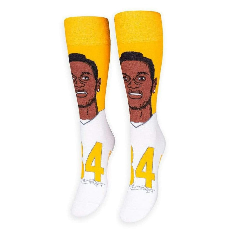 Antonio Brown Socks Unisex Crew Sock yellow
