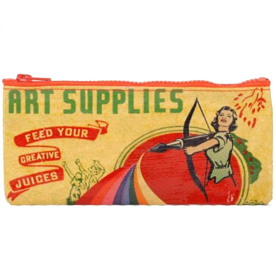 Art Supplies Pencil Case Tan