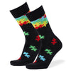 Autism Awareness Puzzle Cascade Crew Sock Black