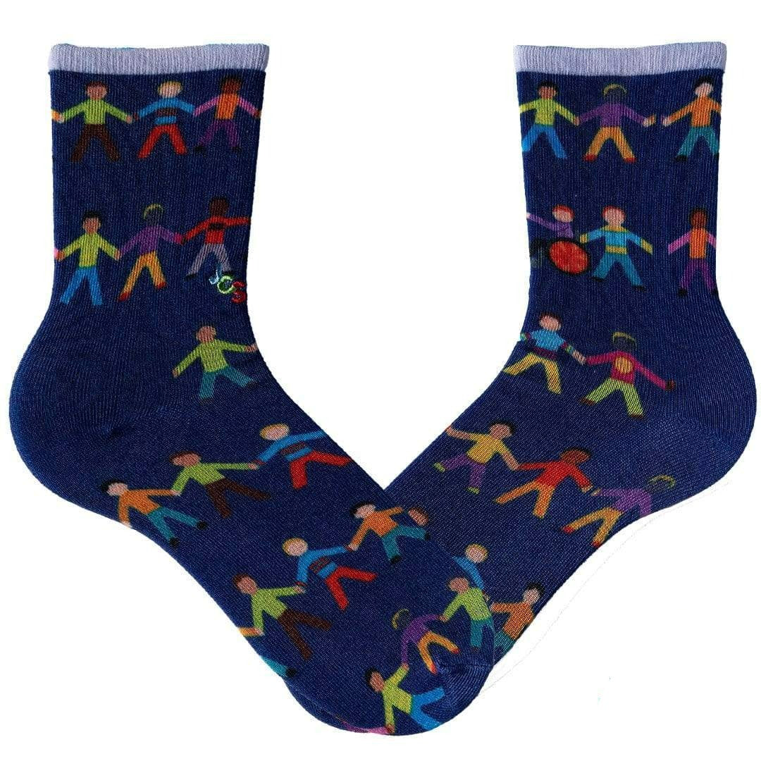 Ability Revolution Socks Unisex Crew Sock One Size Fits Most / Blue