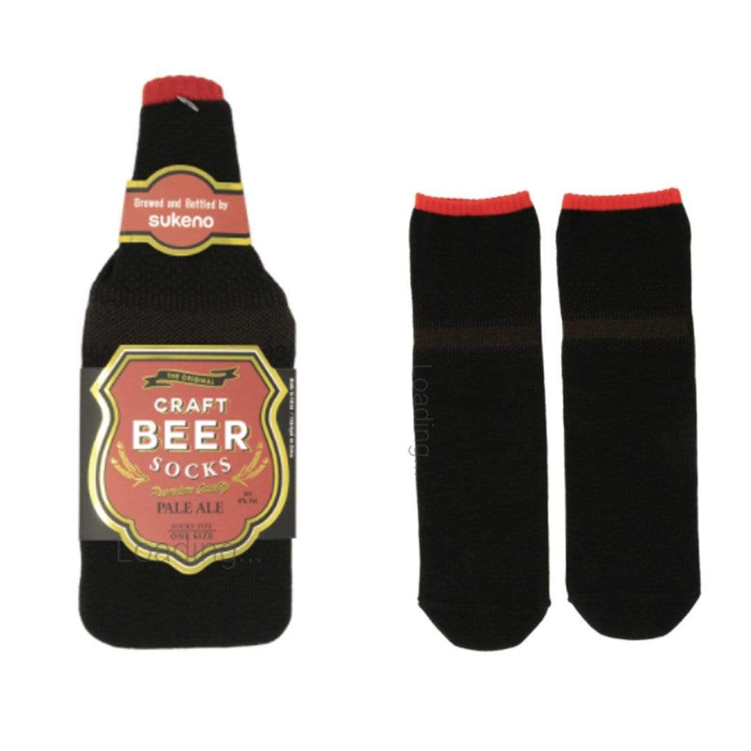 Pale Ale Beer Socks Unisex Crew Sock Black - Pale Ale