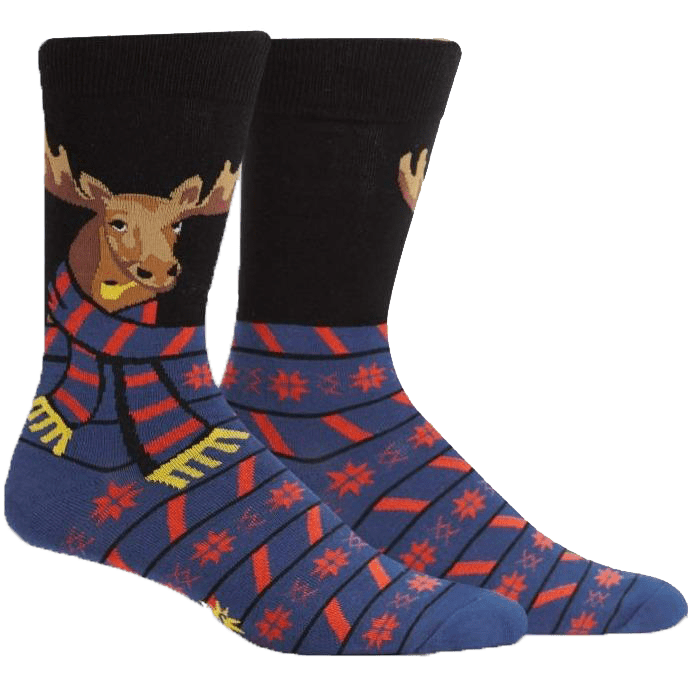All Bundled Up Crew Socks Men's / Black