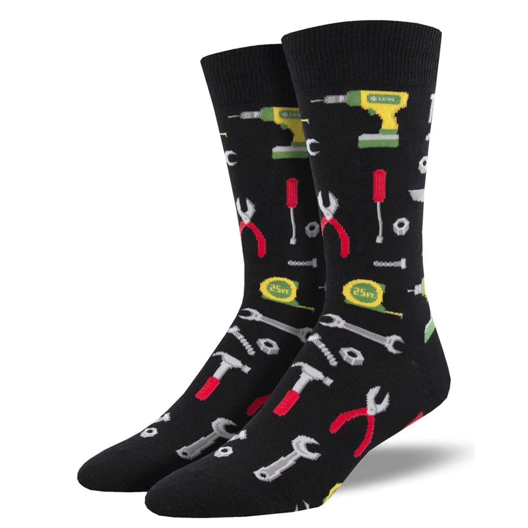 All Fixed Men's Crew Socks Black