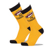 American Cancer Society POW To Cancer Unisex Crew Socks Gold