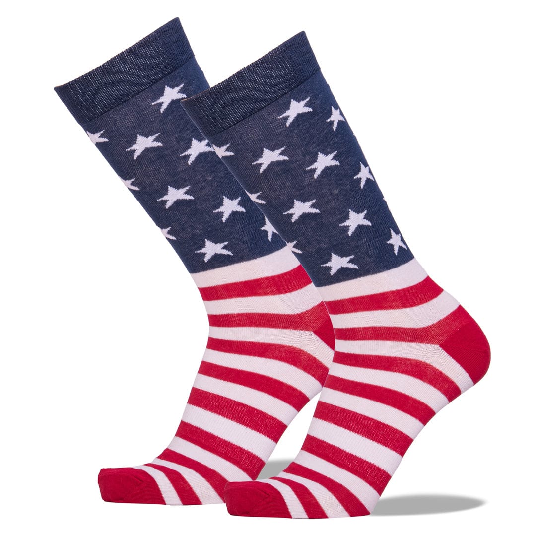 American Flag Sock Men’s Crew Sock Regular / Navy