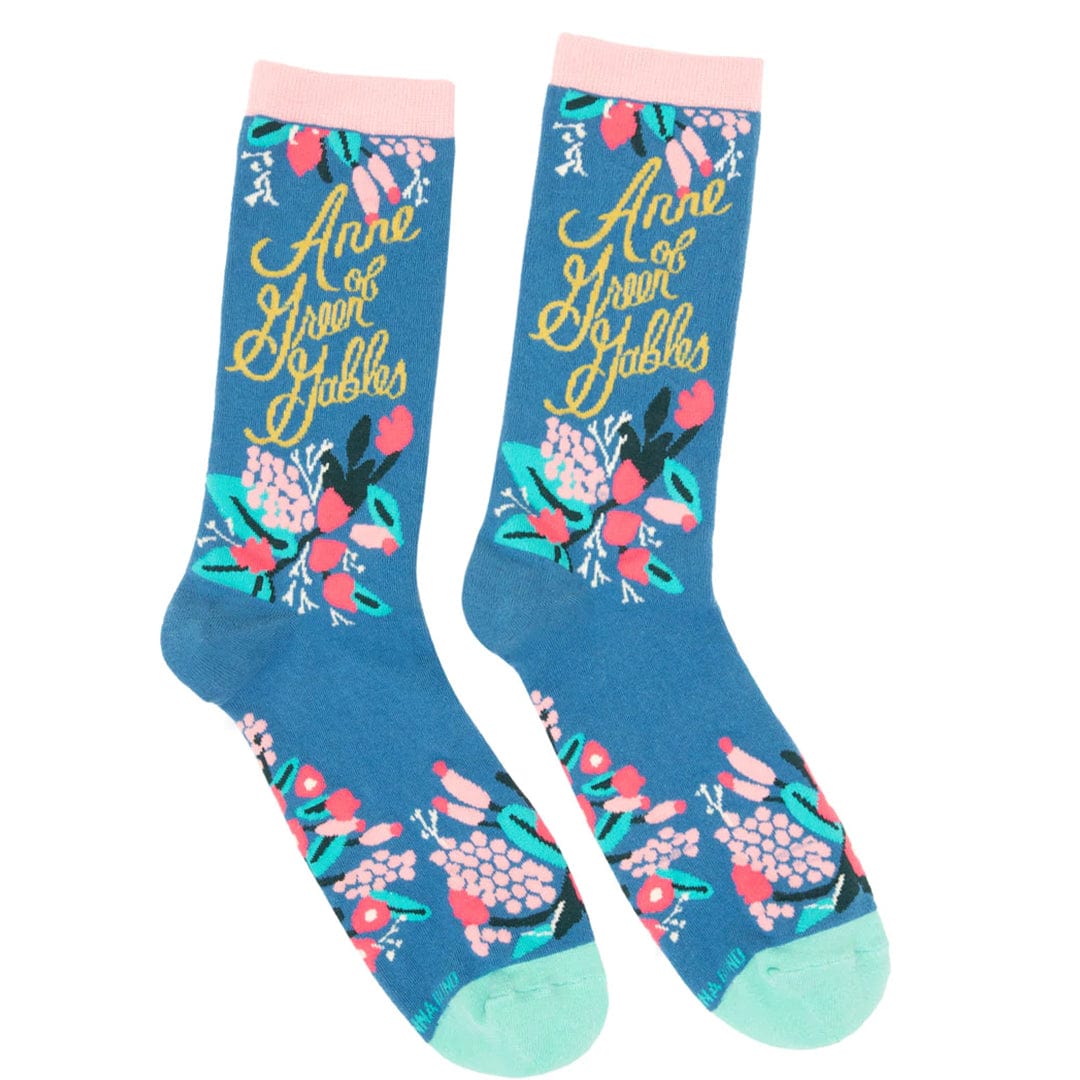 Anne Of Green Gables Crew Socks Blue