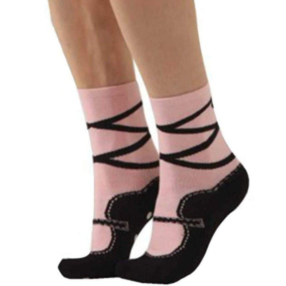 Ballet Slipper Socks - Slipper Socks for Women - John's Crazy Socks