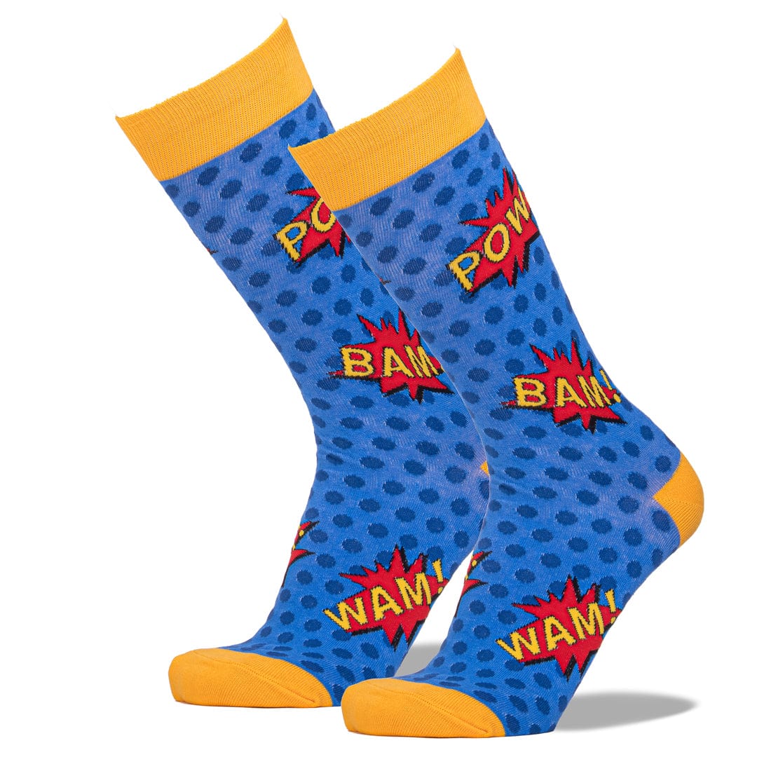 BAM! Socks Men’s Crew Sock blue