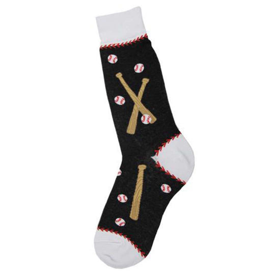 Baseball Socks Men’s Crew Sock black