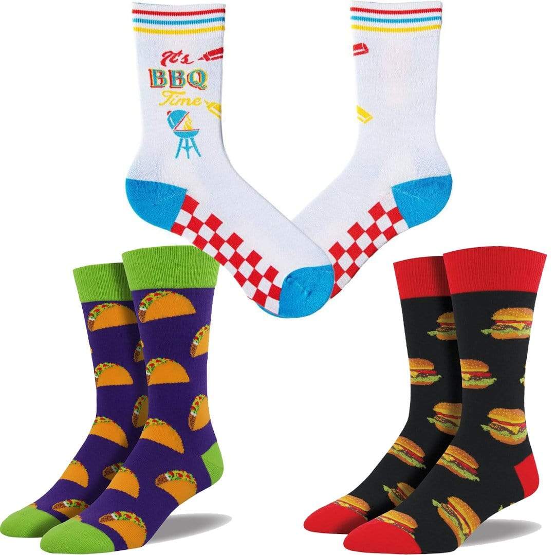 Father's Day BBQ Master Bag of Socks Multi