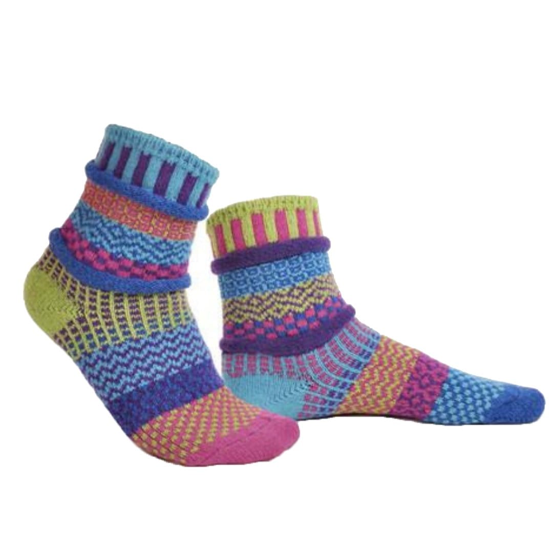 Bluebell Cotton Crew Socks Small / Blue