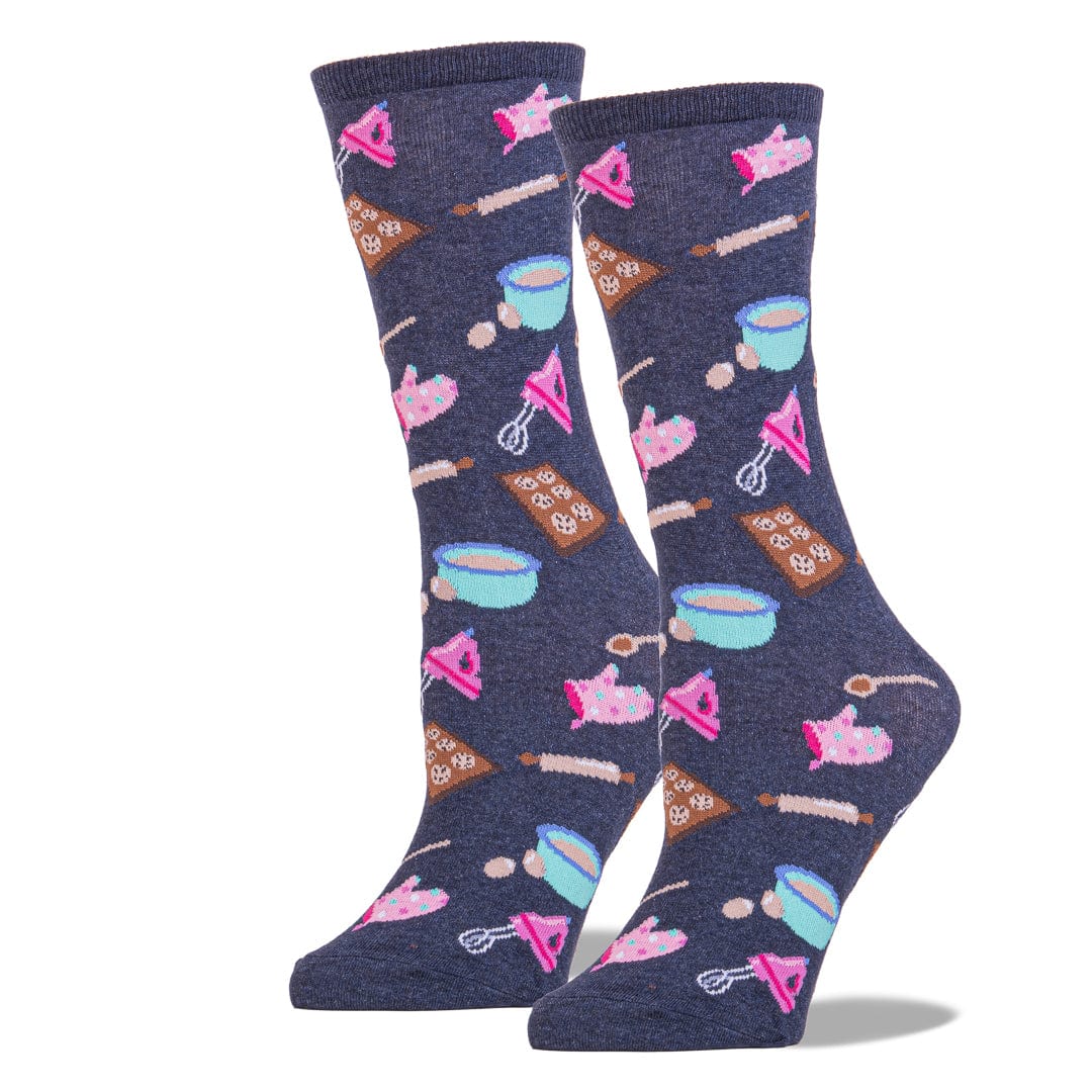 Baking Women's Crew Sock Blue