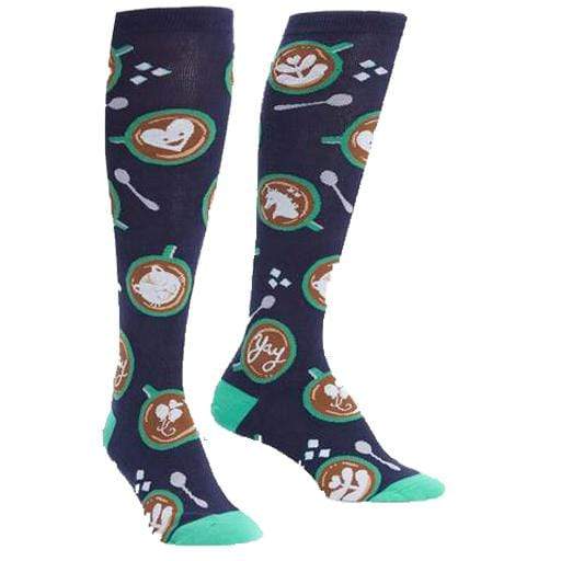 Barista Artista Women's Knee High Sock Black