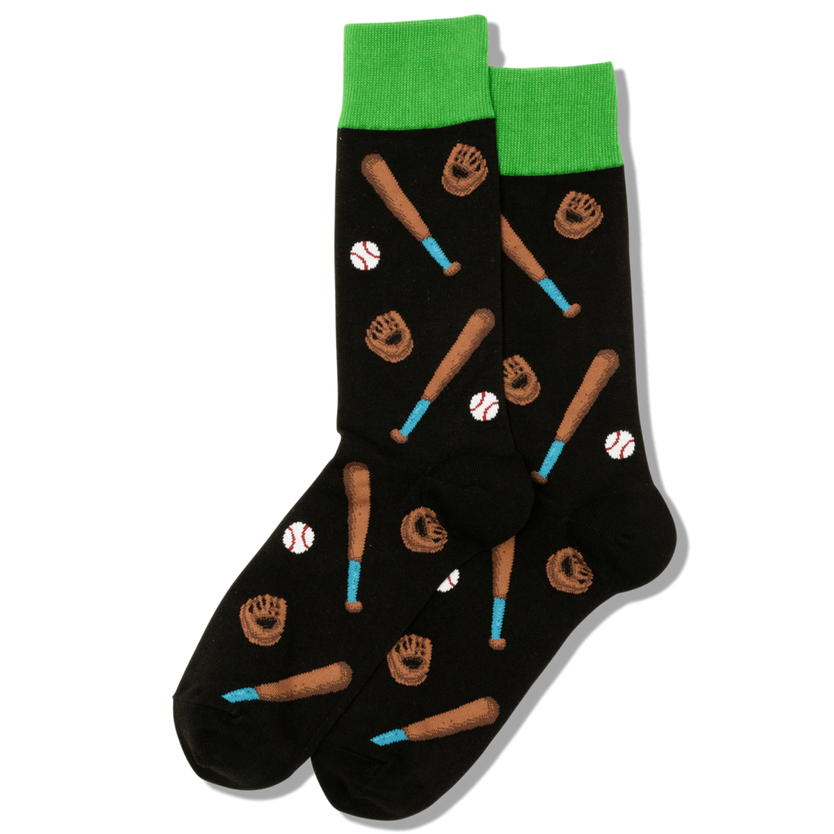 Baseball Socks  Men’s Crew Sock Black