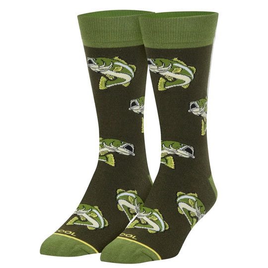 Bass Men's Crew Socks Green