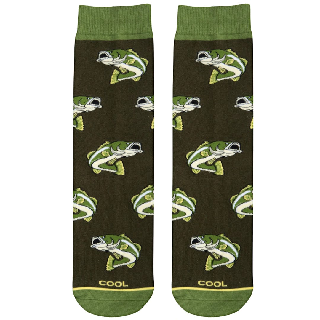 Bass Men's Crew Socks Green