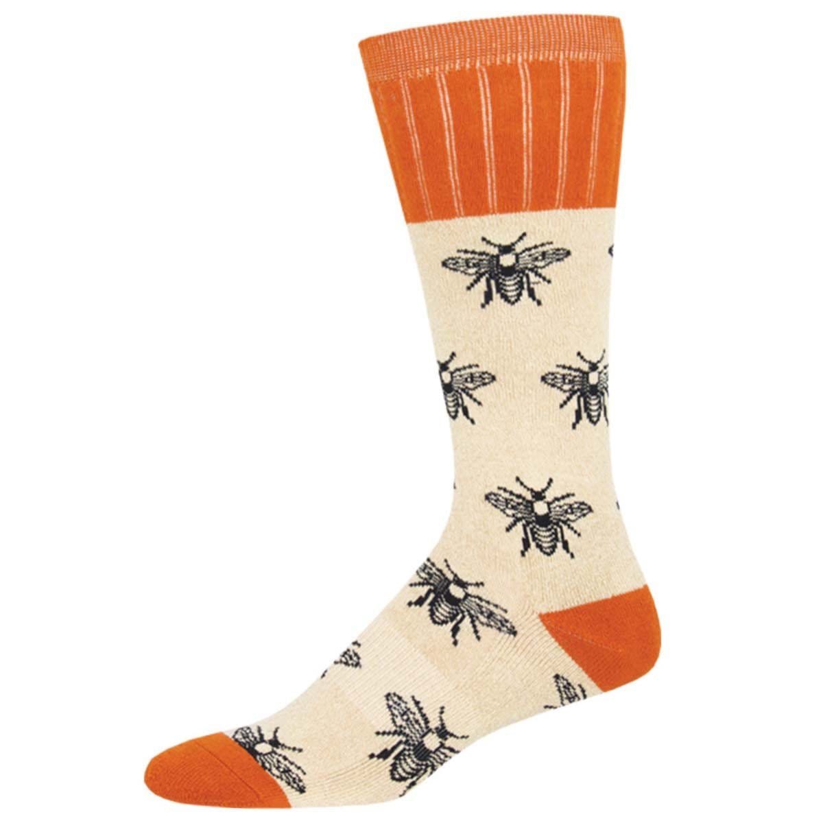 Bee Men's Hiking Socks 10-13 / Oatmeal