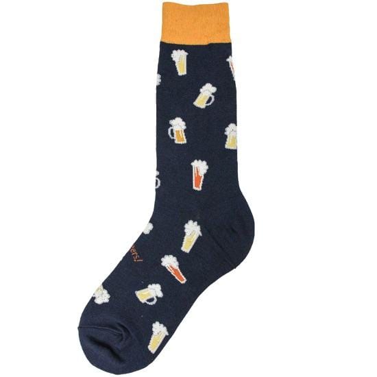 Beer Steins Men's Crew Socks Black
