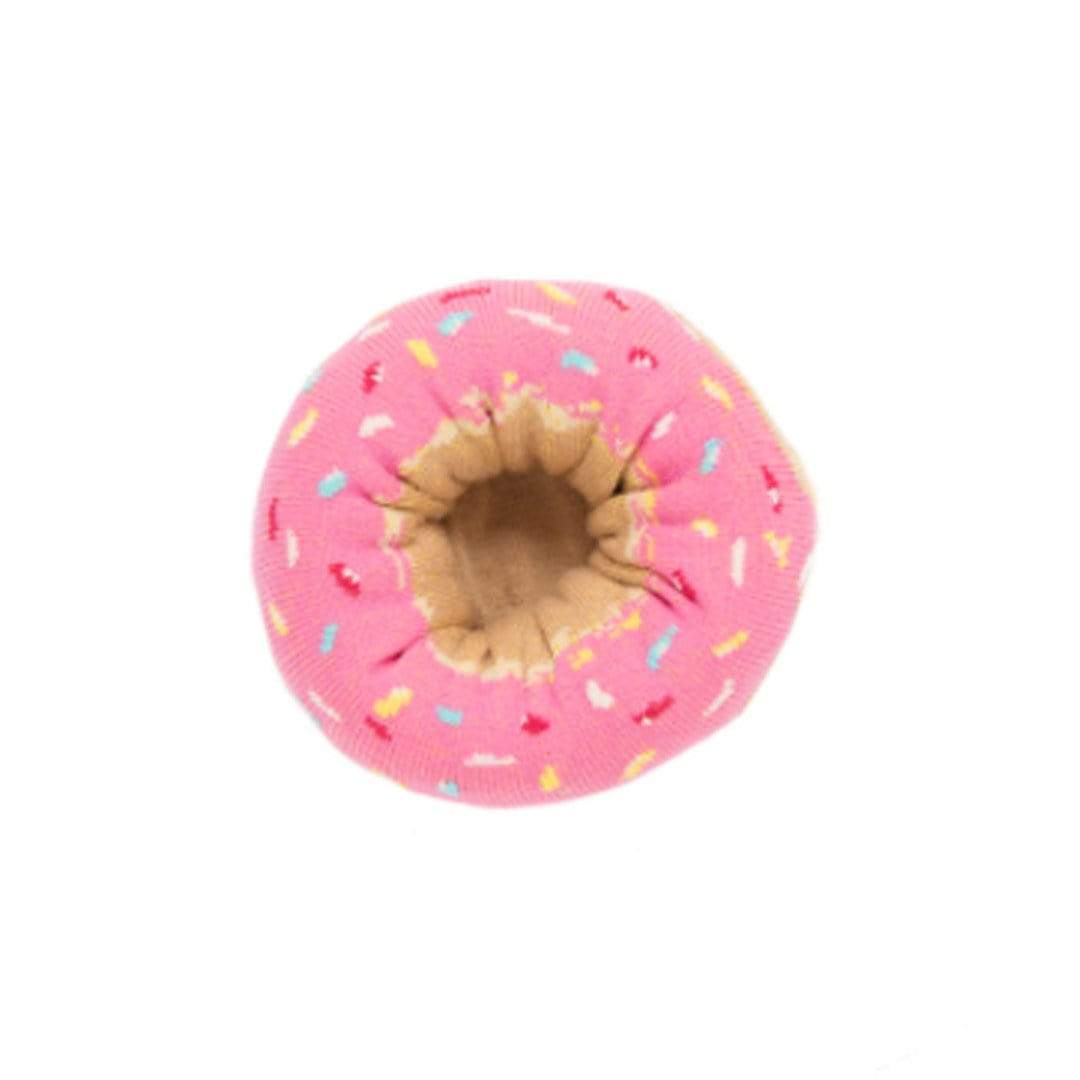 Doughnut Socks Unisex Crew Sock Pink - Berry Sprinkles
