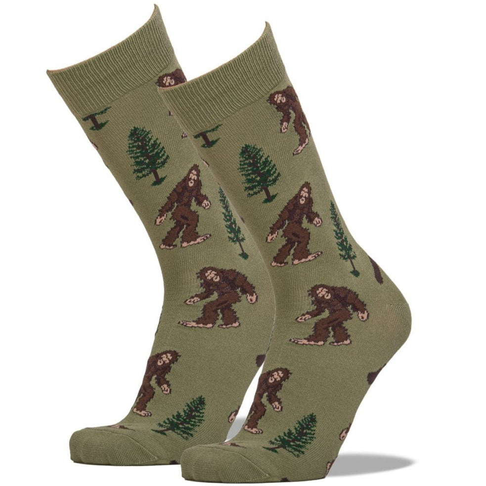 Bigfoot Men&#39;s Crew Sock Green / King