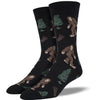 Bigfoot Men's King Size Crew Sock Black / King