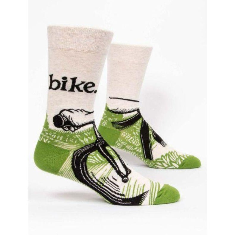 Bike Path Socks Men’s Crew Sock green