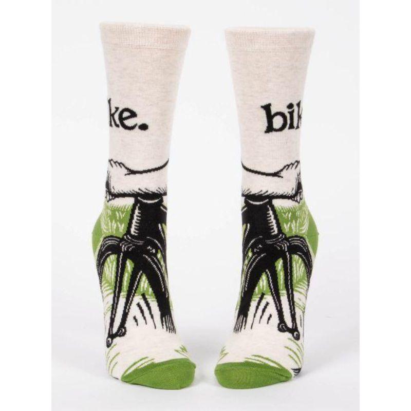 Bike Path Socks Women's Crew Sock green