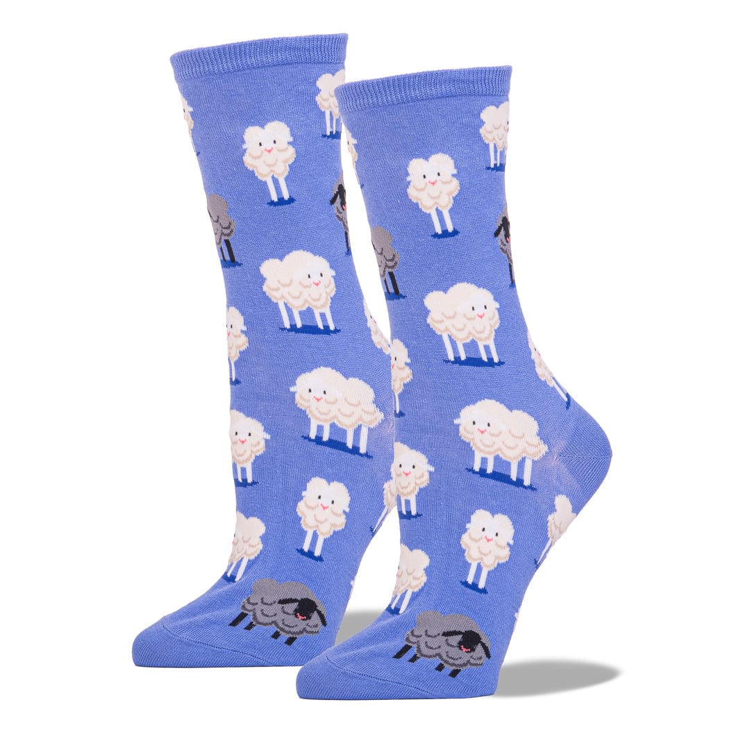 Black Sheep Socks Women's Crew Sock Blue