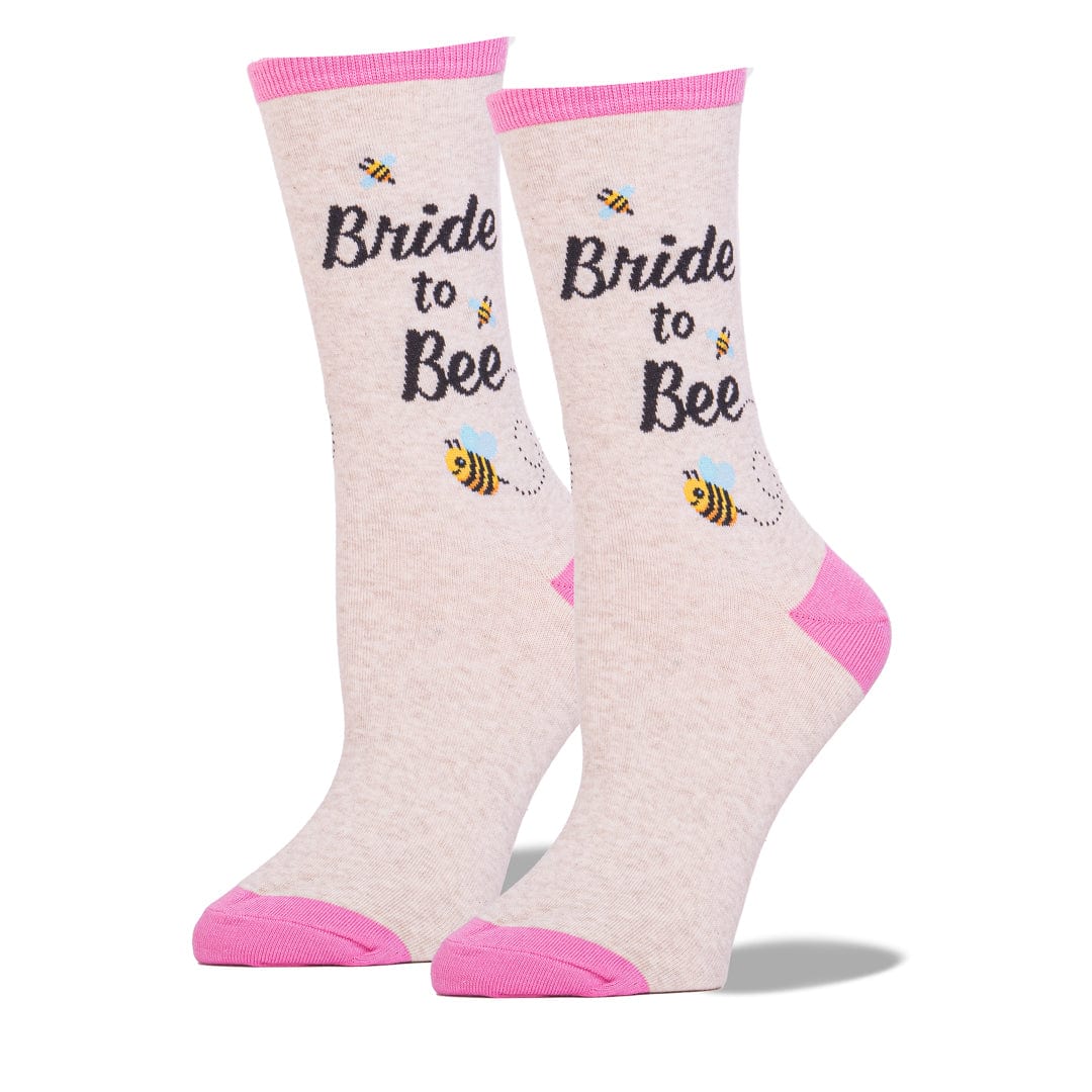 Bride To Bee Women's Crew Sock Tan