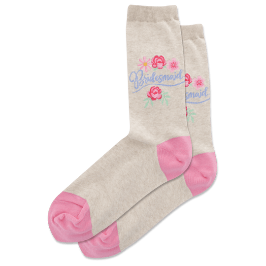 Bridesmaid Women's Crew Sock Tan