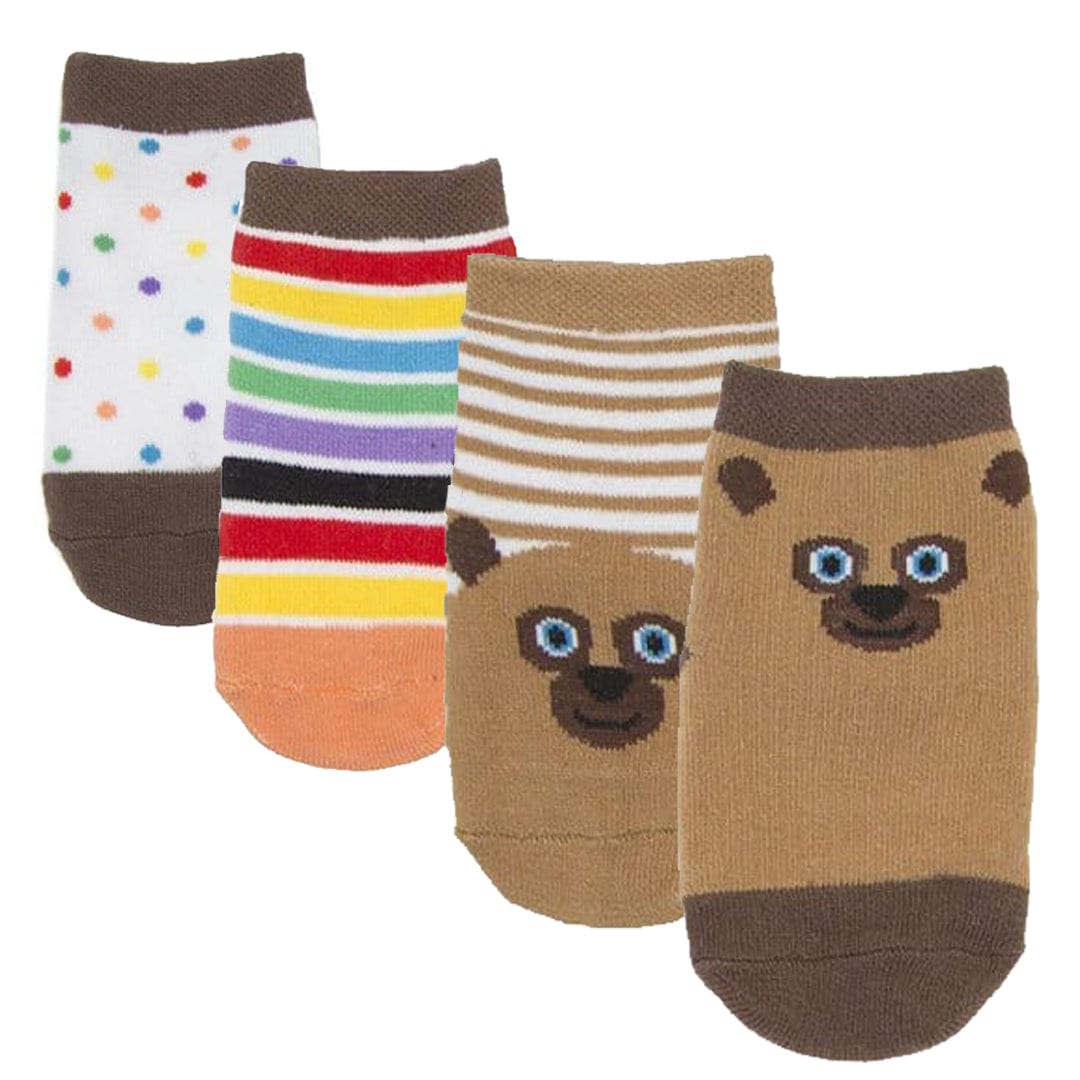 Brown Bear What Do You See 4 Pack Socks Brown / 0-12m