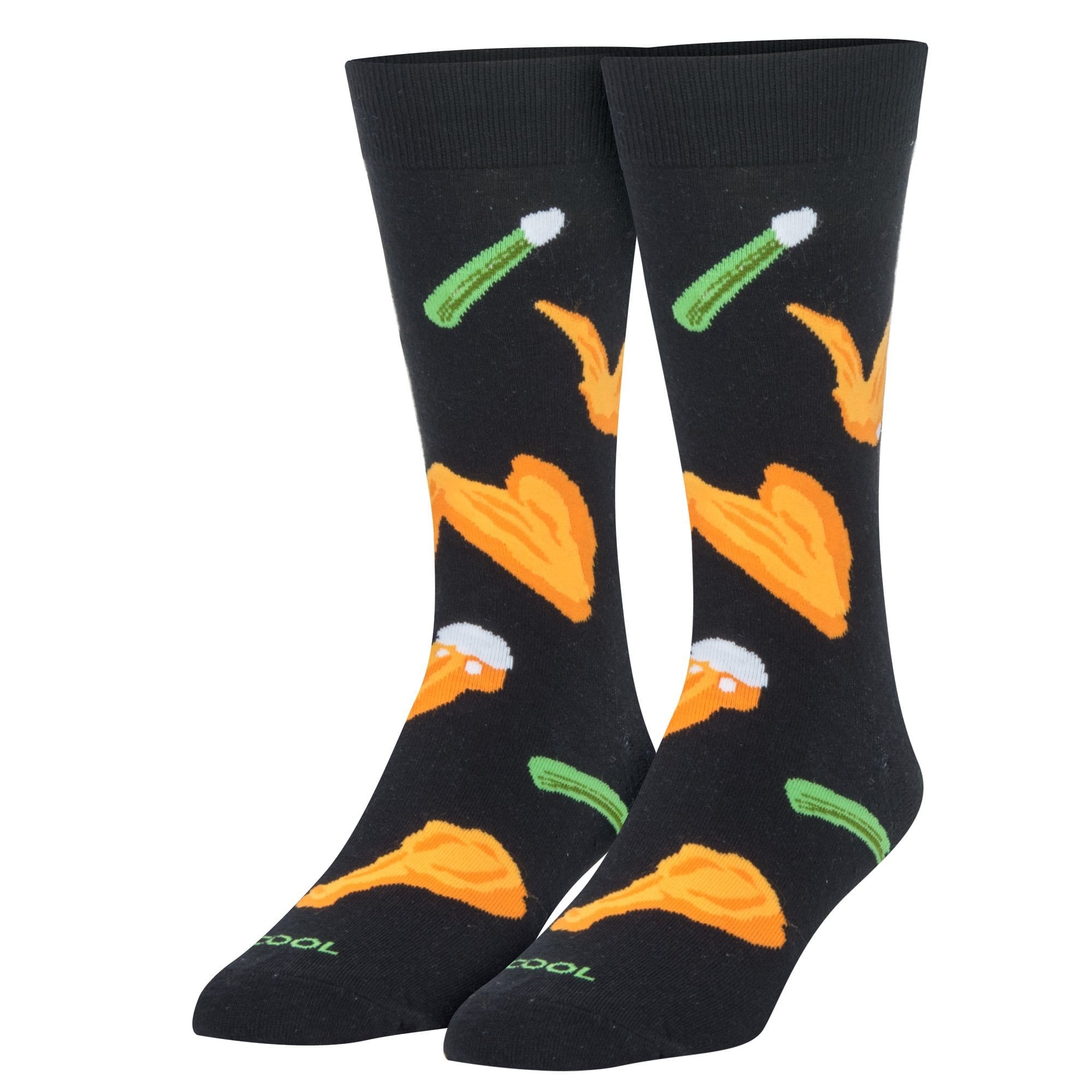 Buffalo Wings Men's Crew Socks Red