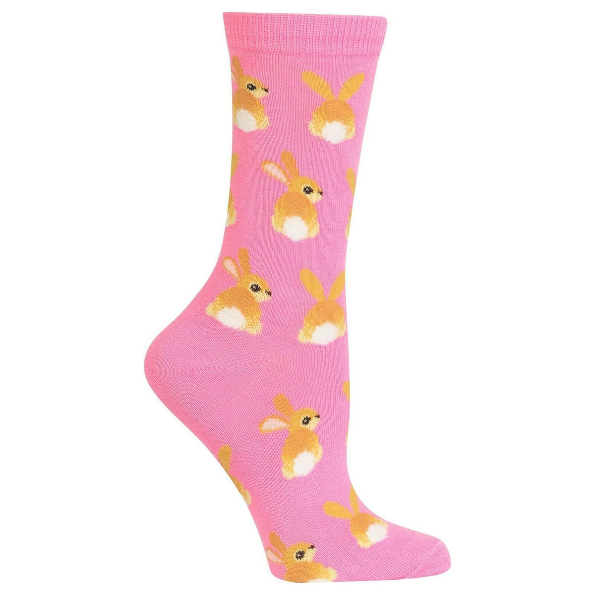 Bunny Tails Socks Women&#39;s Crew Sock pink