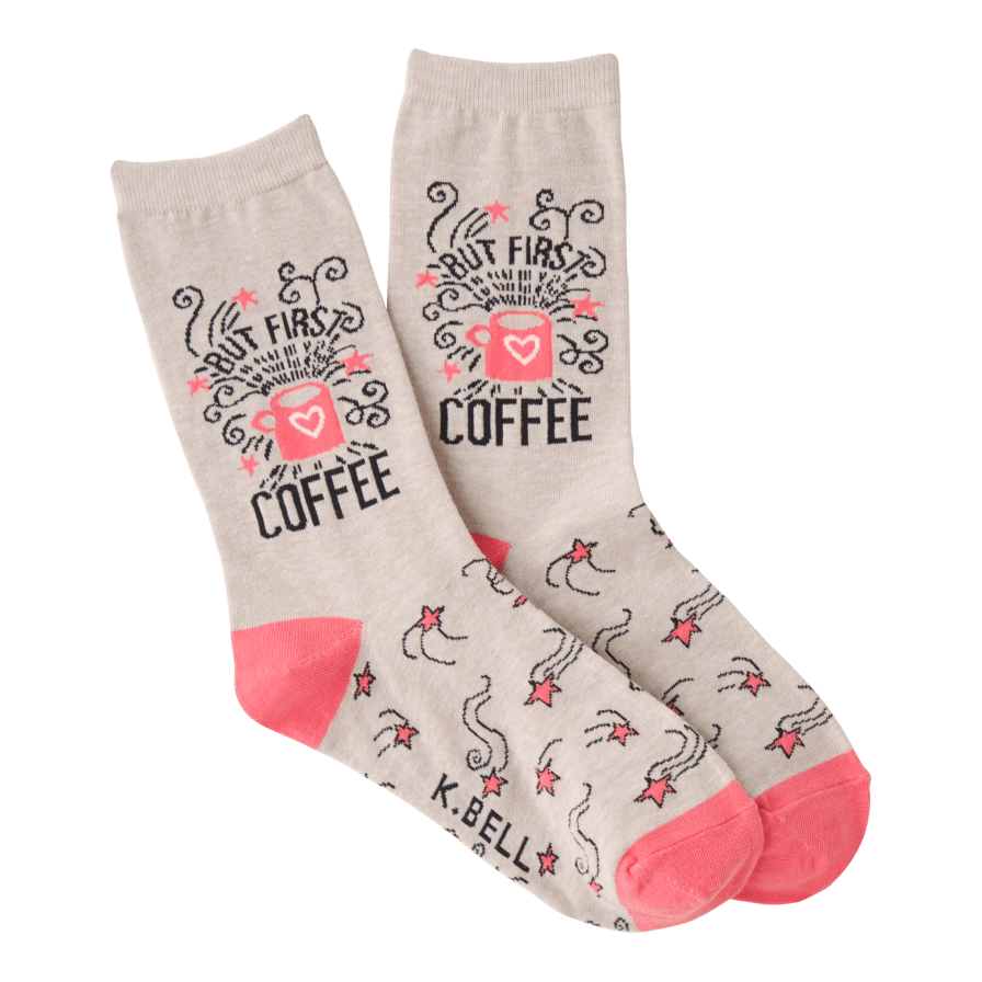 But First Coffee Women's Crew Socks