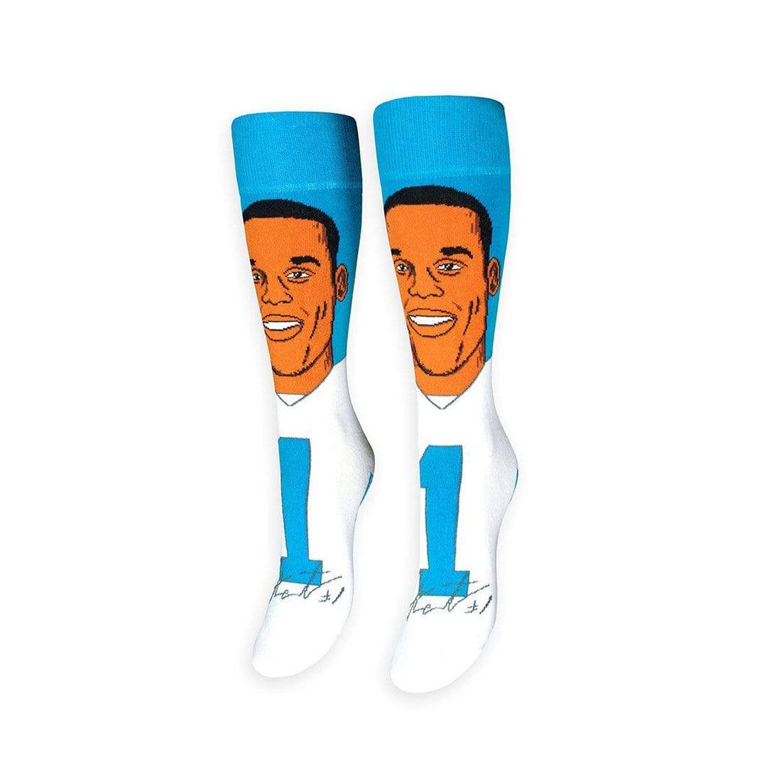 Cam Newton Socks Unisex Crew Sock blue