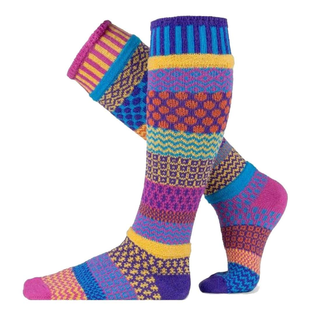 Carnation Knee High Socks Large / Blue