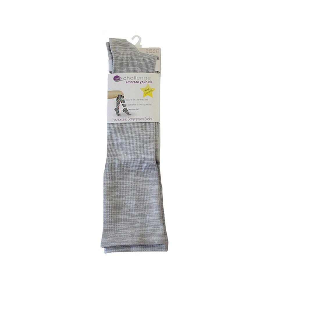 Grey Compression Socks Knee High Sock Grey