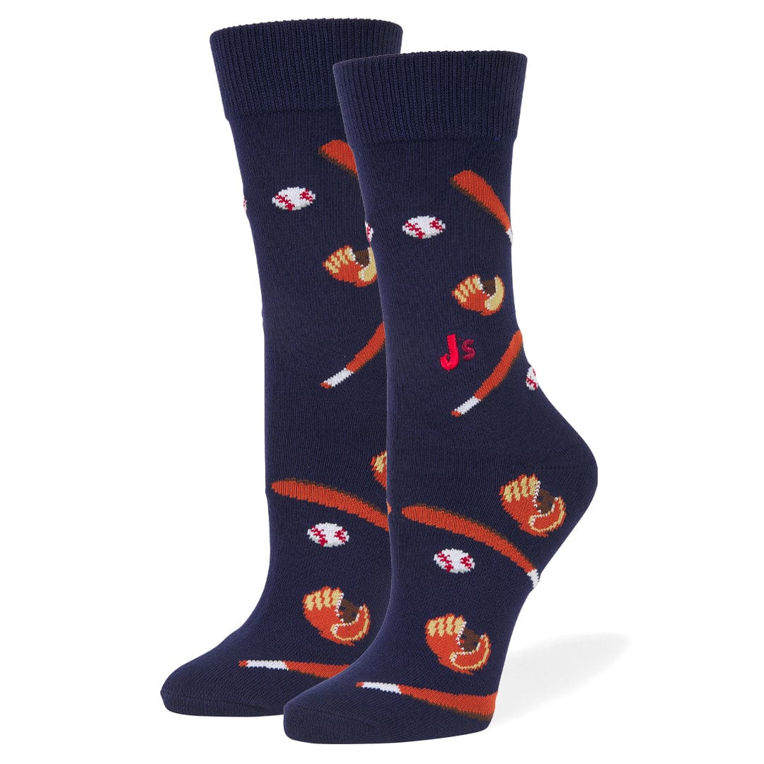 Baseball Women's Crew Socks Navy