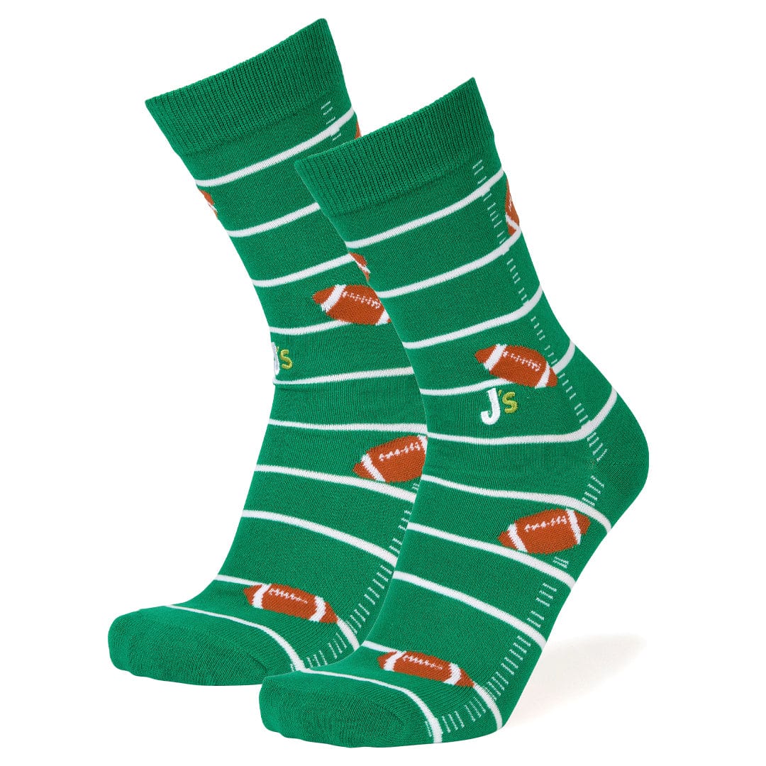 Football Men's Crew Socks Green