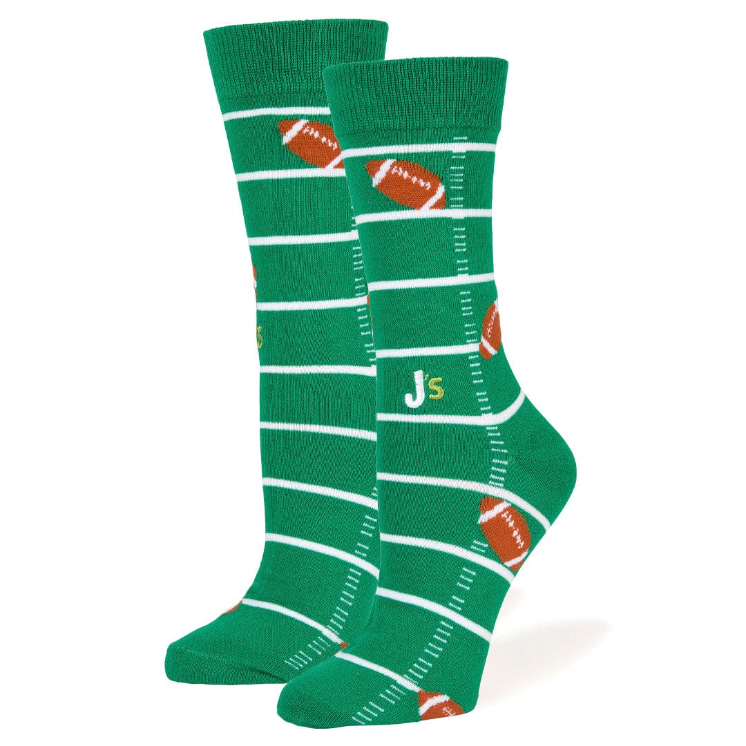 Football Women's Crew Socks Green