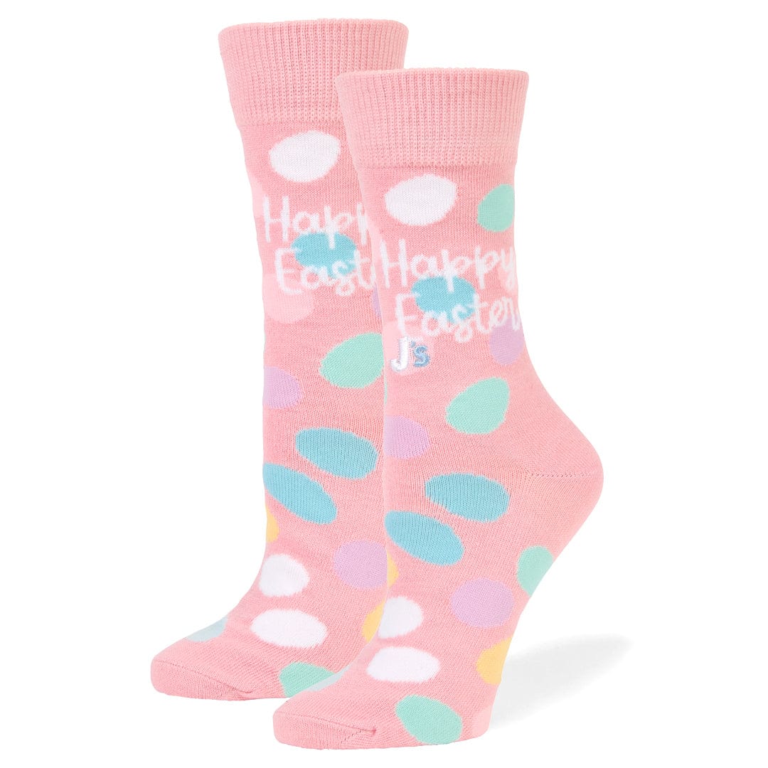 Happy Easter Women's Crew Socks Pink