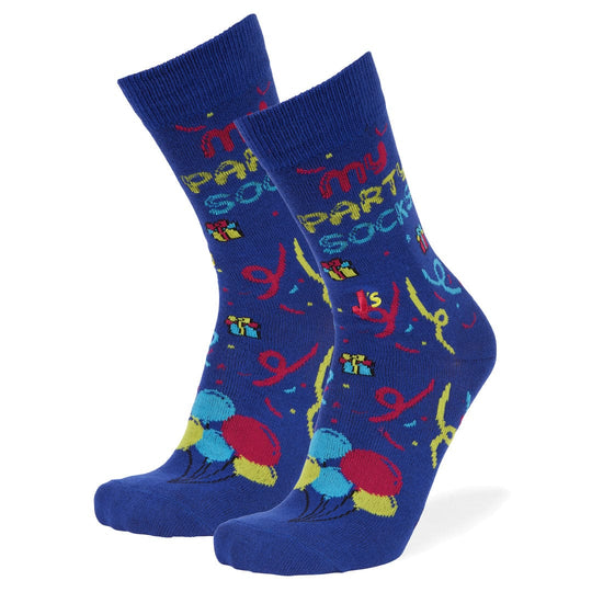 My Party Socks Crew Socks Blue / Large