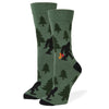 Sasquatch Women's Crew Socks Green
