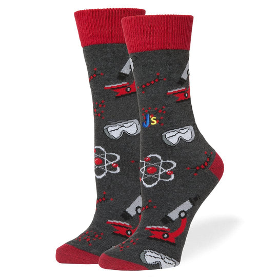 Science Women's Crew Socks Grey
