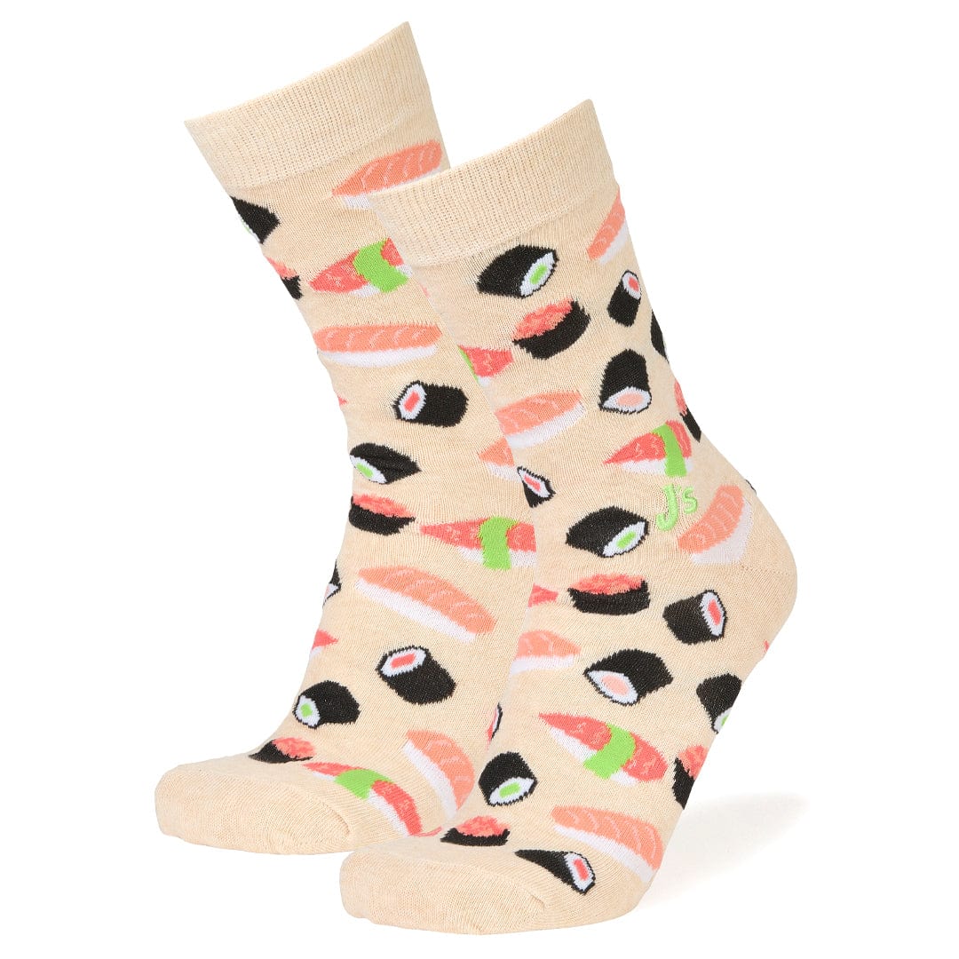 Sushi Men's Crew Socks Tan
